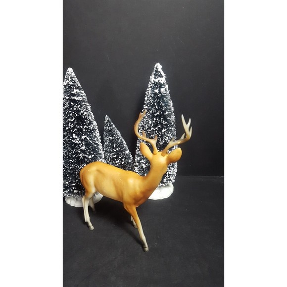 Vintage Hard Plastic Deer Made in Hong Kong - Picture 6 of 13